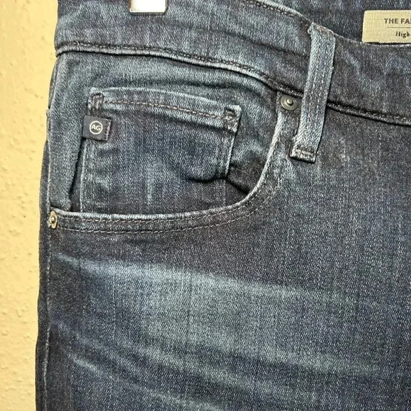 AG Adriano Goldschmied The Farrah Size 32R High Rise Skinny Jean Date Night - Picture 7 of 13